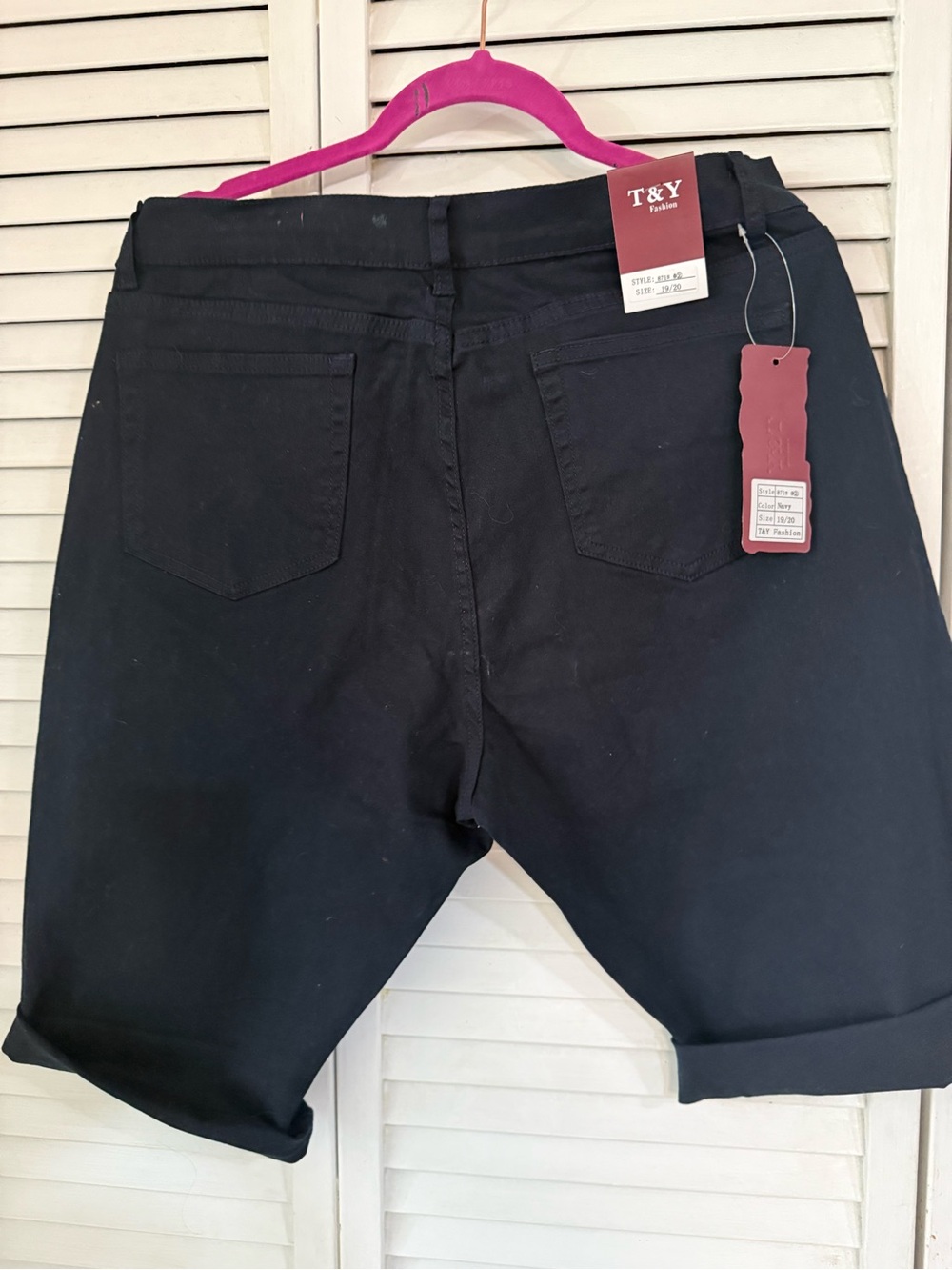 Womans Black Casual Shorts